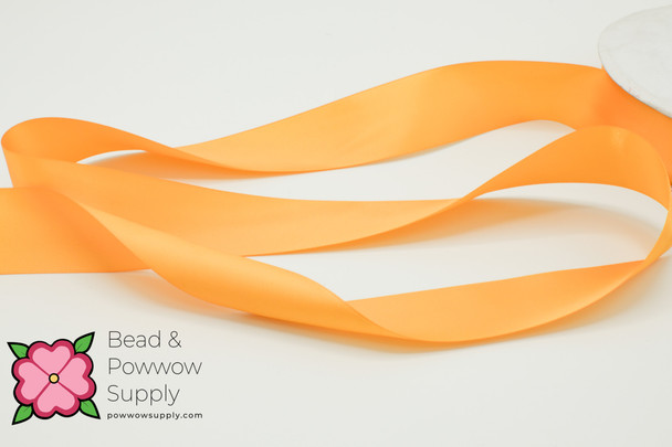 Double Face Satin Ribbon Curry - sold by the yard