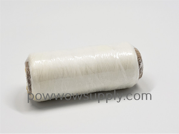 White Artificial Sinew 4oz Spool