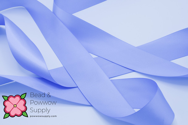 Double Face Satin Ribbon Iris - sold by the yard