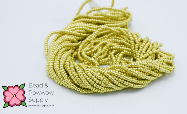 11/0 Seed Beads Metallic Citrine Gold (Terra)