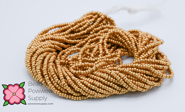 11/0 Seed Beada Metallic Yellow Gold (Terra)