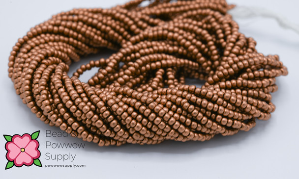11/0 Seed Beads Metallic Matte Bronze