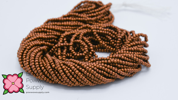 11/0 Seed Beads Metallic Matte Dark Bronze