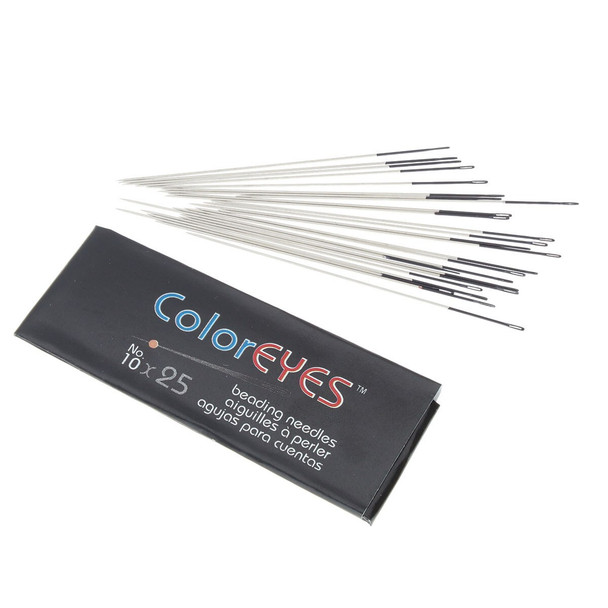 ColorEyes Beading Needle Black #10 - 25 pack