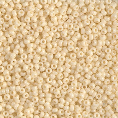 Miyuki 11/0 Seed Beads Opaque Dark Cream