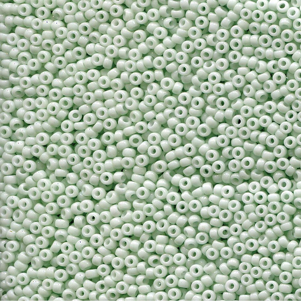 Miyuki 11/0 Seed Beads Opaque Light Mint