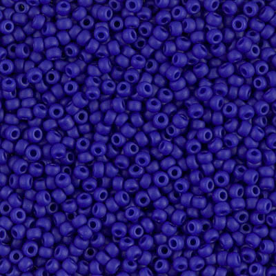 Miyuki 11/0 Seed Beads Opaque Cobalt Matte