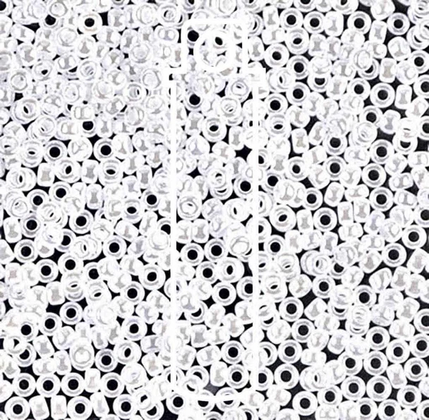 Miyuki 11/0 Seed Beads White Ceylon