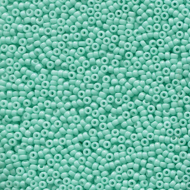 Miyuki 11/0 Seed Beads Duracoat Opaque Dyed Seafoam