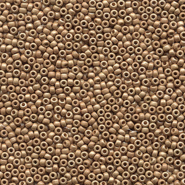 Miyuki 11/0 Seed Beads Duracoat Galvanized Matte Champagne