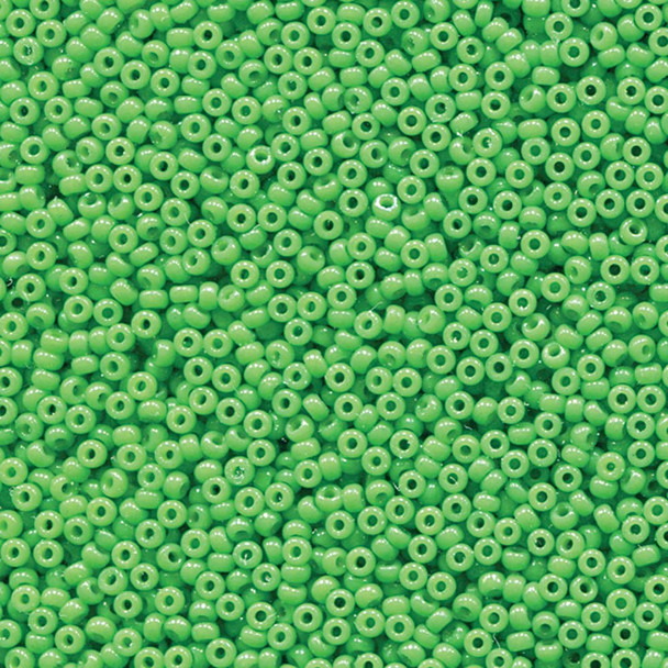 Miyuki 11/0 Seed Beads Duracoat Opaque Dyed Grass