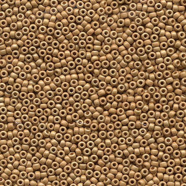 Miyuki 11/0 Seed Beads Duracoat Matte Gold