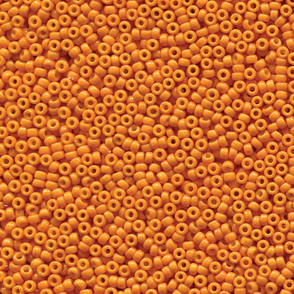 Miyuki 11/0 Seed Beads Duracoat Opaque Dyed  Orange