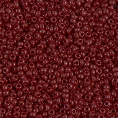 Miyuki 11/0 Seed Beads Opaque Chocolate Brown