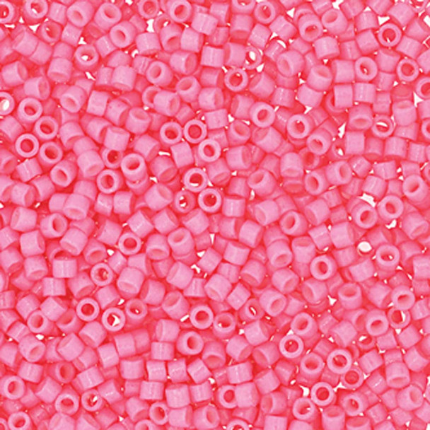 11/0 Delica Duracoat Opaque Carnation -Approximately 7.2Gm/Tb