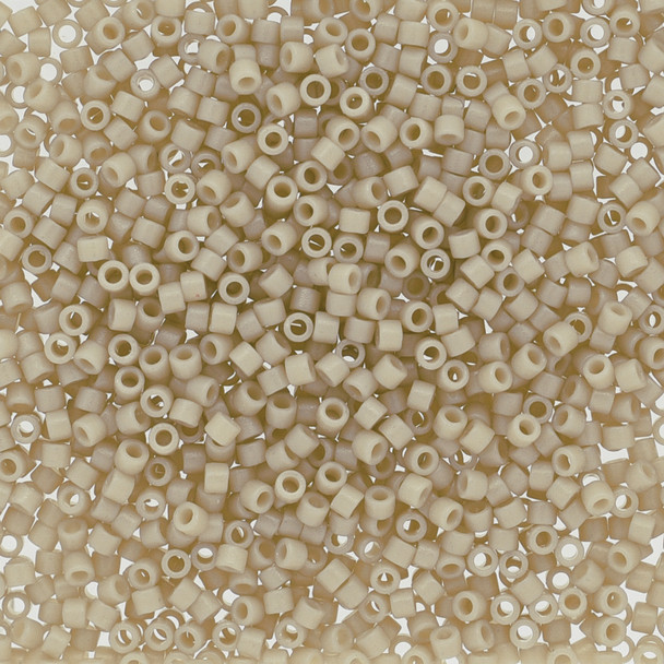 11/0 Delica Duracoat Opaque Off White Approximately 7.2Gm/Tb