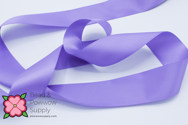 7/8" Double Face Satin Ribbon Grape - sold by the yard