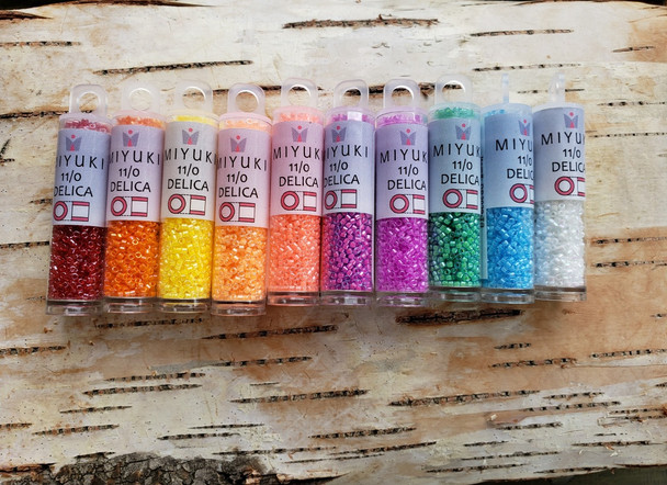 2026 Pride Set Miyuki Delicas - collaboration with Waabooz Beading