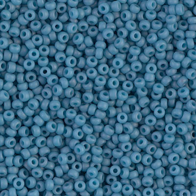 Miyuki 11/0 Seed Beads Matte Opaque Pale Denim Lister
