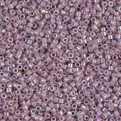 11/0 Delica Bead Opaque Lilac AB