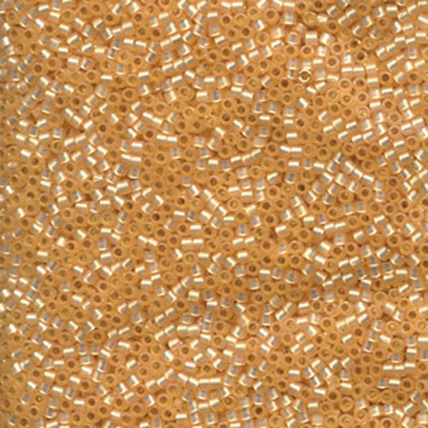 11/0 Delica Bead Silver Lined Beige Alabaster Dyed