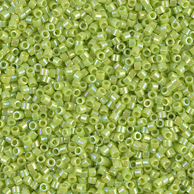 11/0 Delica Bead Opaque Chartreuse AB