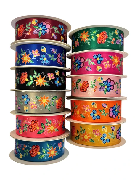 Koko Blooms 1.5" Ribbon - sold by the yard