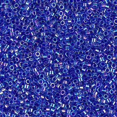 11/0 Delica Beads Lined Blue Violet AB