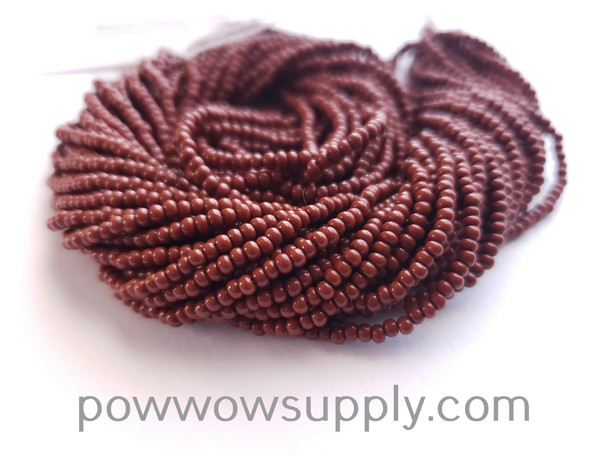 13/0 Seed Beads Opaque Light Brown