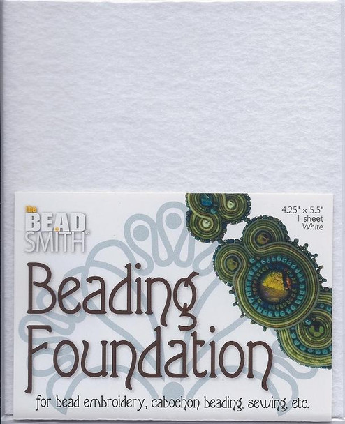 Beading Foundation 4.25x5.5 White