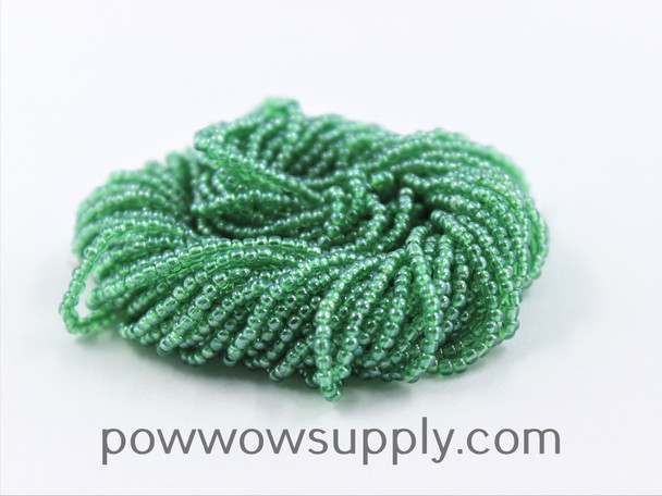 10/0 Seed Beads Transparent Luster Pale Green