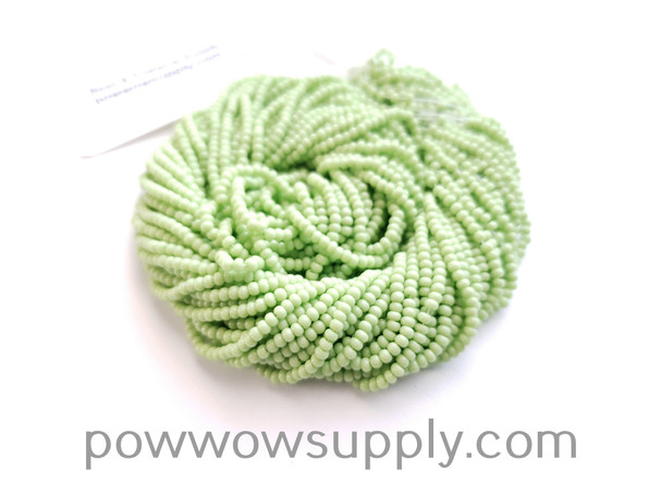 11/0 Seed Beads Opaque Lime