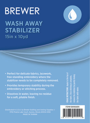 Wash-away stabilizers 15 in (sold by the yard) - Bead &amp; Powwow Supply