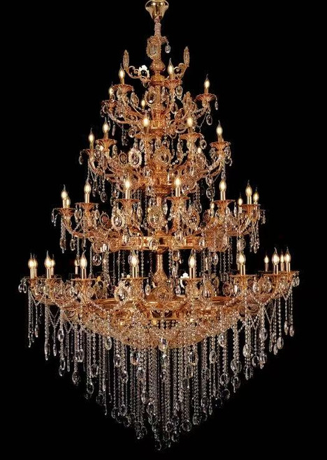 4 Tier Crystal Chandelier DL 69016 48 Lights