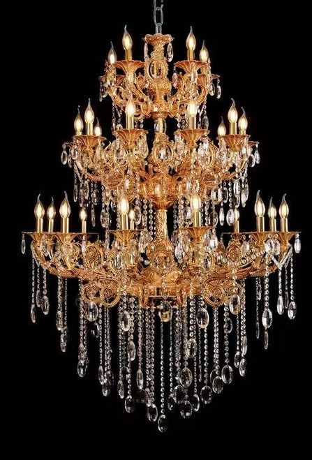 3 Tier Crystal Chandelier DL 69016 25 Lights