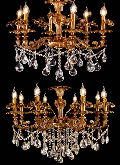 Crystal Chandelier DL 59026 8 Lights