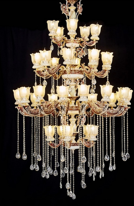 4 Tier Crystal Chandelier DL 8353 35 Lights