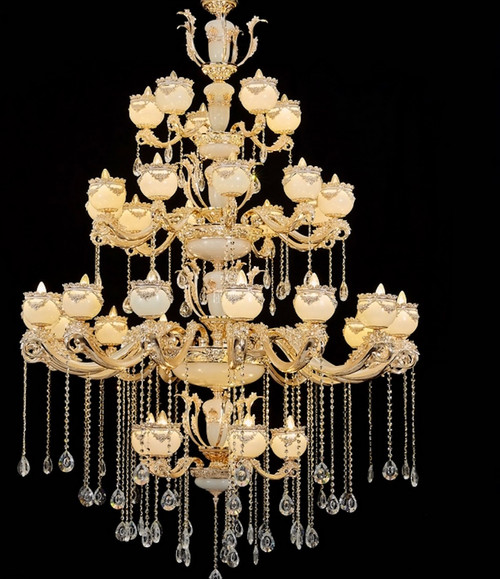 4 Tier Crystal Chandelier DL 8958 35 Lights