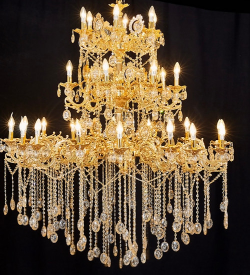 3 Tier Crystal Chandelier DL 9016 30 Lights