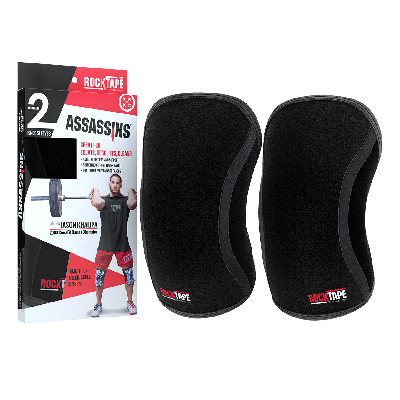 RockTape Assassin Knee 7mm Sleeves