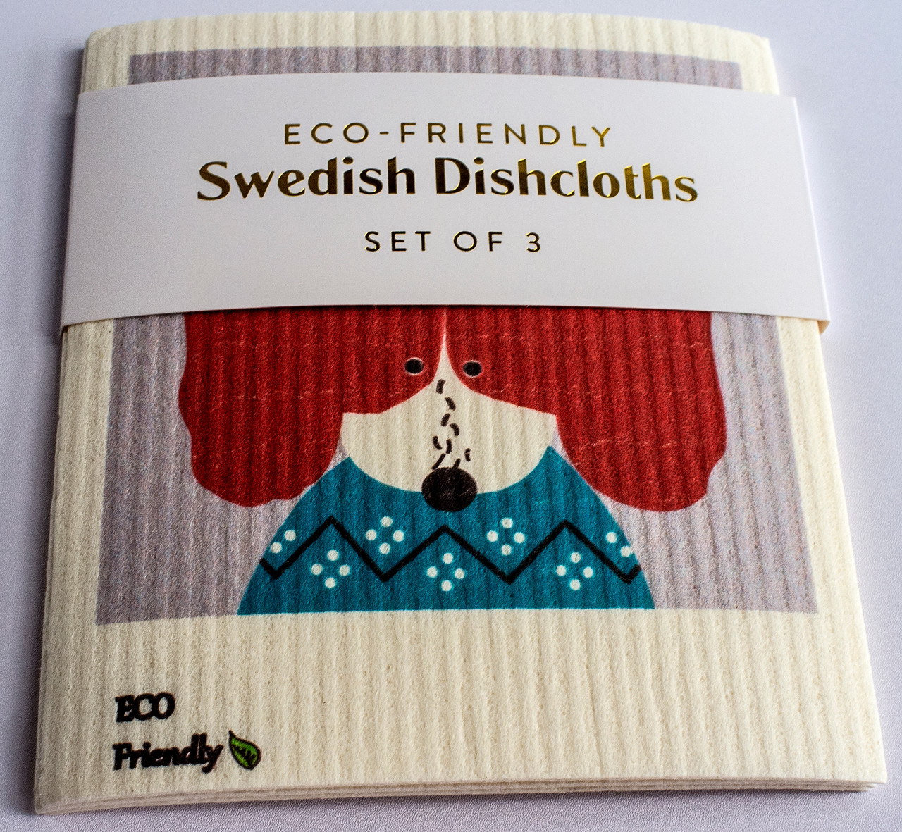 Swedish Dish Cloths - Plastic-free Compostable Sponge - Eco Girl Shop