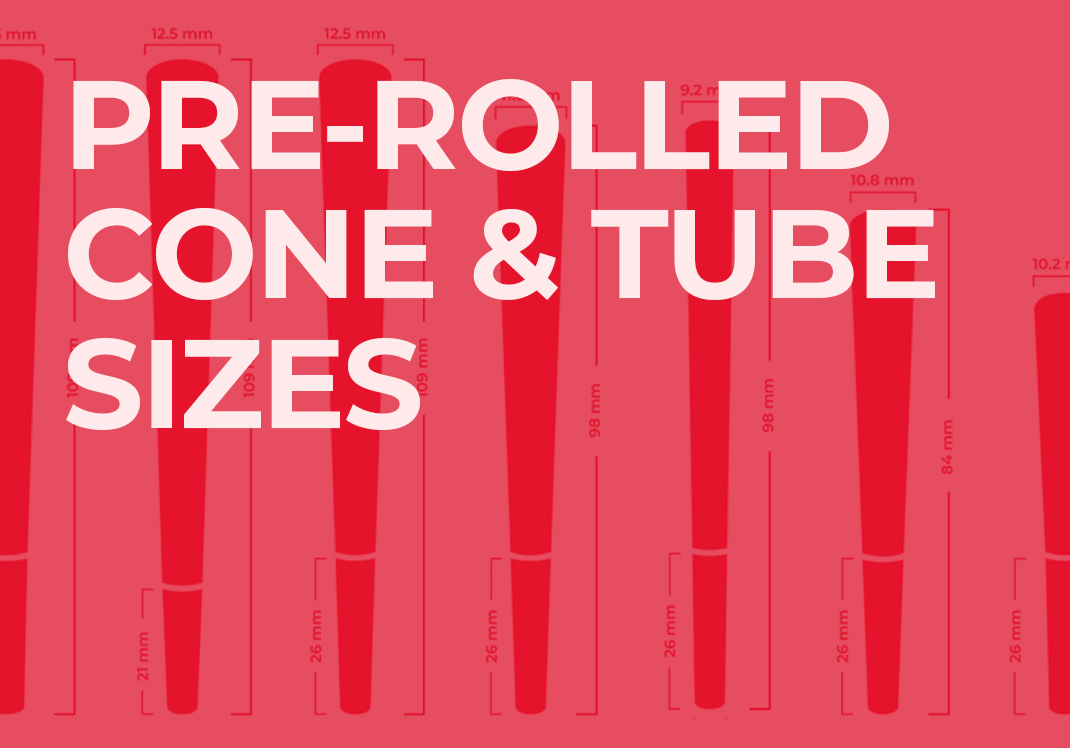 Pre-Rolled Cone & Tube Sizes