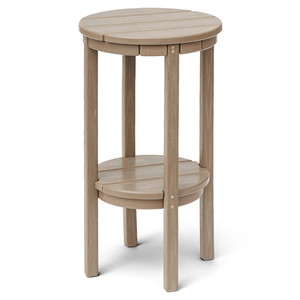 Breezesta 18" Round Bar Side Table & Shelf Breezesta 18" Round Bar Side Table & Shelf