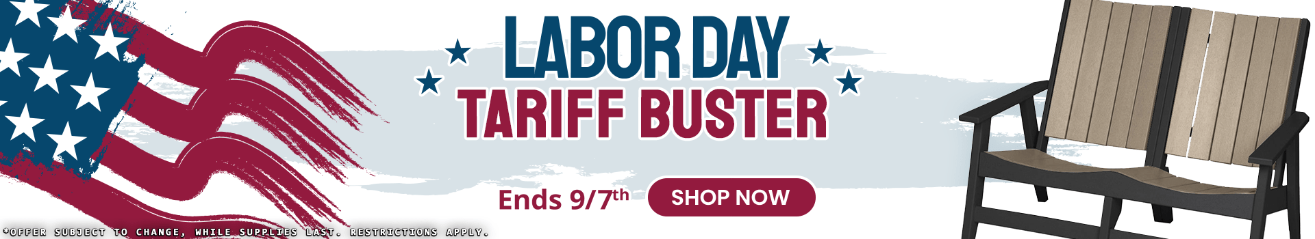 Labor Day Tariff Buster Sale