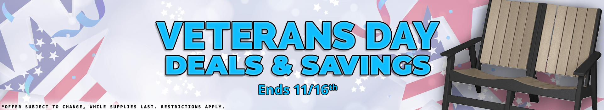 Veterans Day Sale