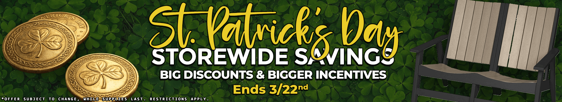 Saint Patrick's Day Sale
