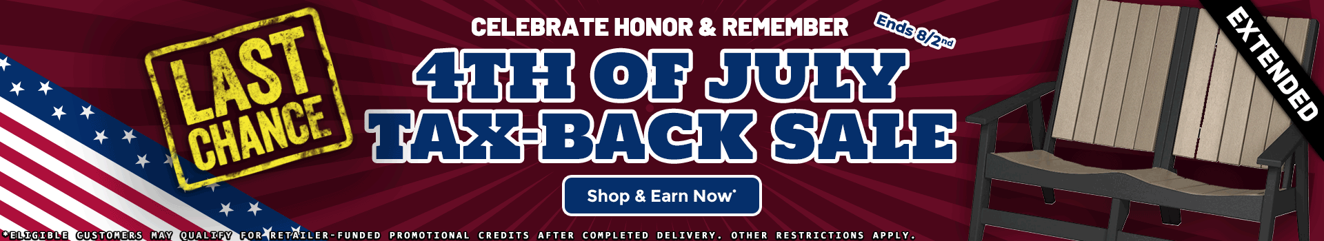 4th of July Tax Back Sale