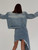 Vintage Wash Cropped Utility Denim Jacket