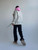 Alpine Frost Shearling Aviator Jacket