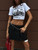 Manny-Cours '78 Retro Racing Crop Top